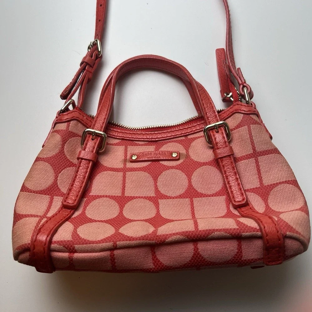 Kate Spade Micro-Opus Mulberry Street Noel Paprika Bag
